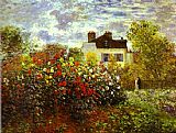 Claude Monet Monet's Garden at argenteuil